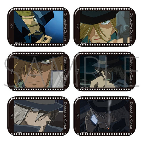 『名探偵コナン』スクエア缶バッジコレクション/ジン【BOX】